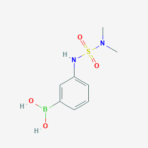 molecular formula C8H13BN2O4S B1387155 3-[(N,N-Dimethylsulfamoyl)amino]phenylboronic Acid CAS No. 277295-50-8