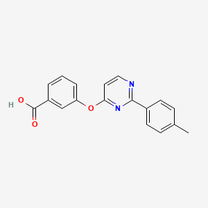 3-{[2-(4-Methylphenyl)pyrimidin-4-yl]oxy}benzoic acid