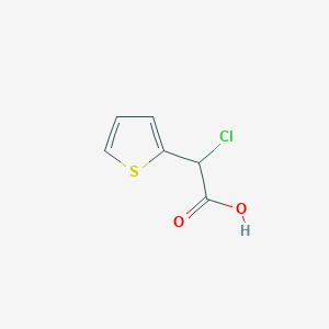 molecular formula C6H5ClO2S B13871581 2-Chloro-2-thiophen-2-ylacetic acid 