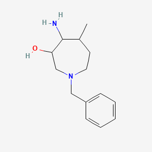 4-Amino-1-benzyl-5-methylazepan-3-OL