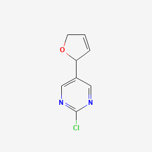 2-Chloro-5-(2,5-dihydrofuran-2-yl)pyrimidine