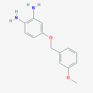 4-[(3-Methoxyphenyl)methoxy]benzene-1,2-diamine