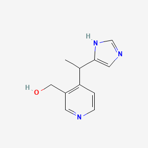 [4-[1-(1H-imidazol-5-yl)ethyl]pyridin-3-yl]methanol