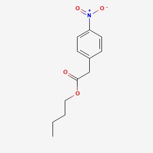 molecular formula C12H15NO4 B13871808 Butyl 2-(4-nitrophenyl)acetate 