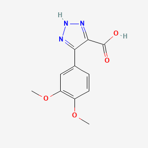 5-(3,4-dimethoxyphenyl)-2H-triazole-4-carboxylic acid