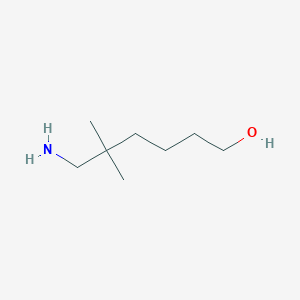 6-Amino-5,5-dimethylhexan-1-ol