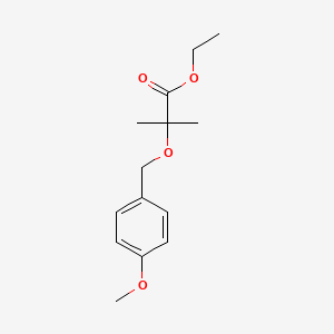 Ethyl 2-[(4-methoxyphenyl)methoxy]-2-methylpropanoate