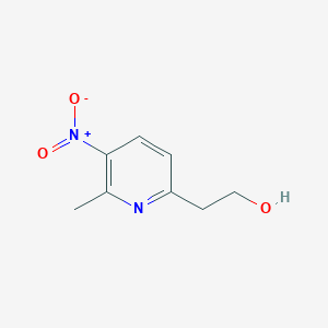 molecular formula C8H10N2O3 B13871862 2-(6-Methyl-5-nitropyridin-2-yl)ethanol 