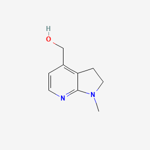 (1-Methyl-2,3-dihydropyrrolo[2,3-b]pyridin-4-yl)methanol