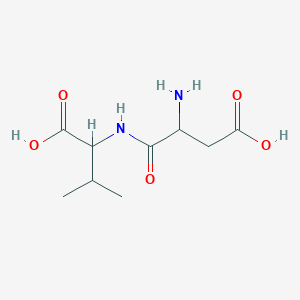 molecular formula C9H16N2O5 B13871928 Aspartylvaline 