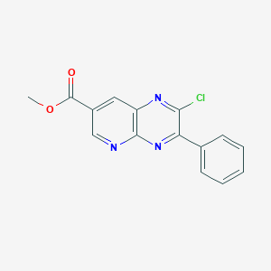 Methyl 2-chloro-3-phenylpyrido[2,3-b]pyrazine-7-carboxylate