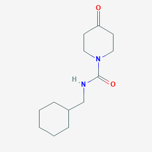 N-(cyclohexylmethyl)-4-oxopiperidine-1-carboxamide