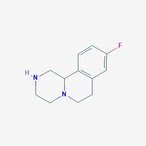 9-Fluoro-2,3,4,6,7,11b-hexahydro-1H-pyrazino[2,1-a]isoquinoline