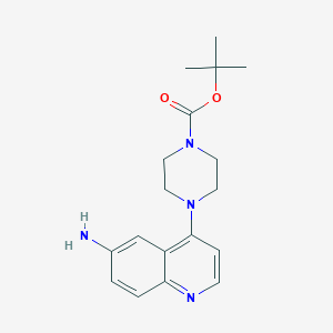 Tert-butyl 4-(6-aminoquinolin-4-yl)piperazine-1-carboxylate