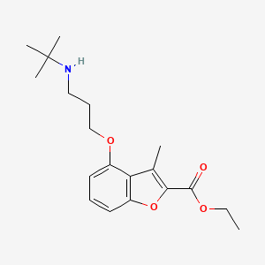 4-(3-tert-Butylamino-propoxy)-3-methyl-benzofuran-2-carboxylic acid ethyl ester