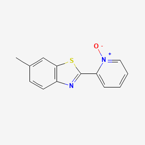 6-Methyl-2-(1-oxidopyridin-1-ium-2-yl)-1,3-benzothiazole