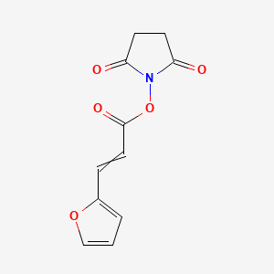 molecular formula C11H9NO5 B13872064 FA-OSu 