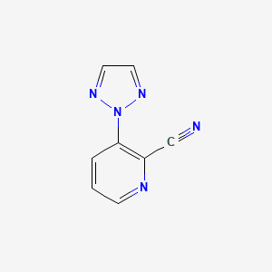 3-(2H-1,2,3-triazol-2-yl)-2-pyridinecarbonitrile