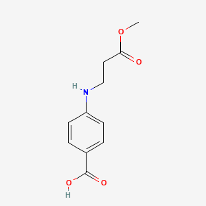 4-[(3-Methoxy-3-oxopropyl)amino]benzoic acid