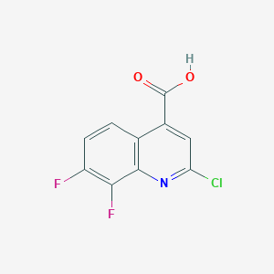 2-Chloro-7,8-difluoroquinoline-4-carboxylic acid