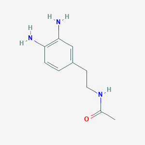 molecular formula C10H15N3O B13872137 N-[2-(3,4-diaminophenyl)ethyl]acetamide 