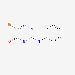 5-bromo-3-methyl-2-(methyl(phenyl)amino)pyrimidin-4(3H)-one