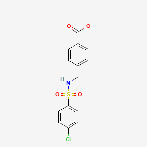 Methyl 4-({[(4-chlorophenyl)sulfonyl]amino}methyl)benzoate