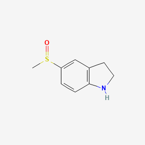 5-methylsulfinyl-2,3-dihydro-1H-indole