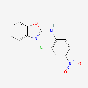 N-(2-chloro-4-nitrophenyl)-1,3-benzoxazol-2-amine