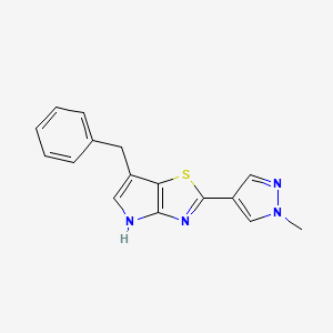 6-benzyl-2-(1-methylpyrazol-4-yl)-4H-pyrrolo[2,3-d][1,3]thiazole