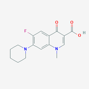6-Fluoro-1-methyl-4-oxo-7-(piperidin-1-yl)-1,4-dihydroquinoline-3-carboxylic acid