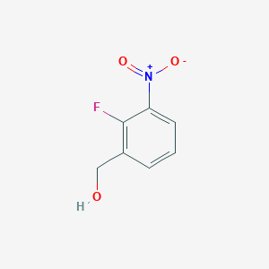 molecular formula C7H6FNO3 B1387224 (2-Fluoro-3-nitrophenyl)methanol CAS No. 946126-95-0