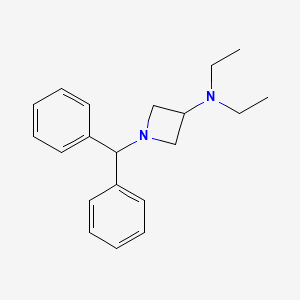 1-(diphenylmethyl)-N,N-diethyl-3-azetidinamine