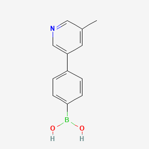 [4-(5-Methylpyridin-3-yl)phenyl]boronic acid