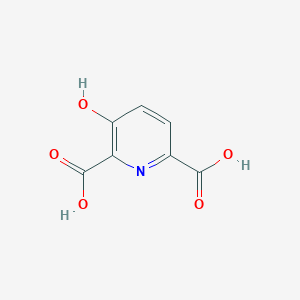 molecular formula C7H5NO5 B13872267 3-Hydroxypyridine-2,6-dicarboxylic acid CAS No. 71502-30-2