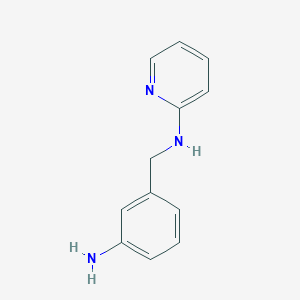 N-[(3-aminophenyl)methyl]pyridin-2-amine