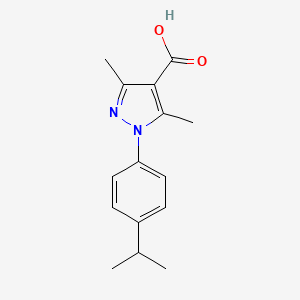 1-(4-isopropylphenyl)-3,5-dimethyl-1H-pyrazole-4-carboxylic acid
