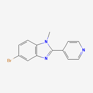 5-Bromo-1-methyl-2-pyridin-4-ylbenzimidazole