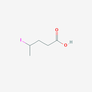 molecular formula C5H9IO2 B13872347 4-Iodopentanoic acid CAS No. 84197-39-7