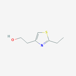 molecular formula C7H11NOS B13872366 2-(2-Ethyl-1,3-thiazol-4-yl)ethanol 