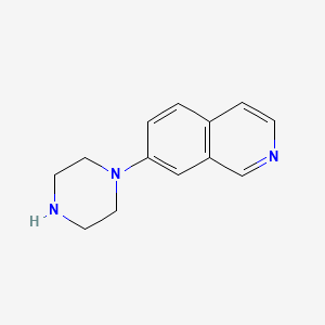 molecular formula C13H15N3 B13872435 7-Piperazin-1-ylisoquinoline 