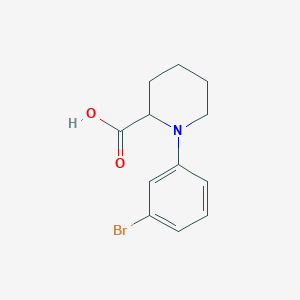 1-(3-Bromophenyl)piperidine-2-carboxylic acid