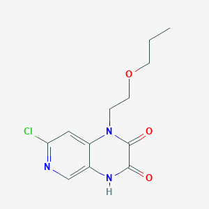 7-chloro-1-(2-propoxyethyl)-4H-pyrido[3,4-b]pyrazine-2,3-dione