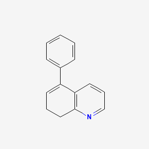 molecular formula C15H13N B13872487 5-Phenyl-7,8-dihydroquinoline 