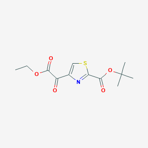 Ethyl 2-(2-(tert-butoxycarbonyl)thiazol-4-yl)-2-oxoacetate