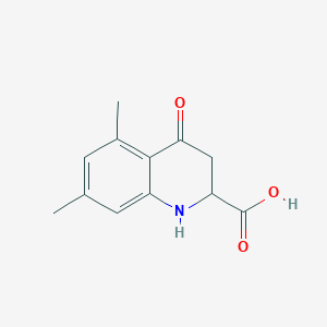 5,7-dimethyl-4-oxo-2,3-dihydro-1H-quinoline-2-carboxylic acid