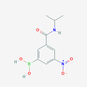 (3-(Isopropylcarbamoyl)-5-nitrophenyl)boronic acid