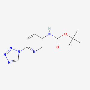 tert-butyl N-[6-(tetrazol-1-yl)pyridin-3-yl]carbamate