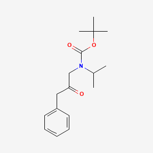 tert-butyl N-(2-oxo-3-phenylpropyl)-N-propan-2-ylcarbamate