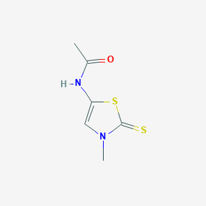 N-(3-methyl-2-sulfanylidene-1,3-thiazol-5-yl)acetamide